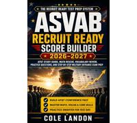 ASVAB Recruit Ready Score Builder 2026-2027: AFQT Study Guide, Math Rescue, Vocabulary Review, Practice Questions, and Step-by-Step Military Entrance Exam Prep