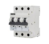 asvendo Elektro/Schelinger/Leitungsschutzschalter/LS-Schalter/Sicherungsautomat/Sicherung / 1-Polig / 3-Polig/B oder C / 2A - 63A / VDE (3-Polig/B/10A)