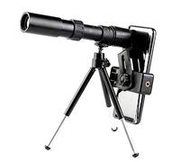 ASVIL 10-300x40mm Super Teleobjetivo Zoom Telescopio Monocular con Trípode y Clip Accesorios para Teléfonos Móviles