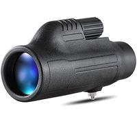 ASVIL 10x42 HD de alta potencia BAK4 prisma FMC lente monocular compacto con adaptador para smartphone, monocular impermeable para observación de aves adultos, caza al aire libre, viajes