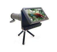 ASVIL Cámara al aire libre pequeña monocular portátil de alta definición pequeña monocular portátil grabación de fotos de video cámara digital con pantalla digital LCD de 5 pulgadas