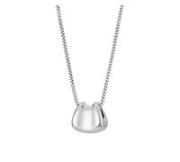 ASVIL Collar de dobladillo pequeño, accesorios de plata, cadena de clavícula larga de nicho