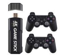 ASVIL GD10 Retro Game Stick, controladores inalámbricos duales integrados más de 30,000 juegos 64 GB 4K HDMI salida HD Plug and Play, consola de videojuegos para computadora, TV, monitor, proyector