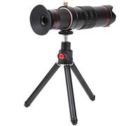 ASVIL Mini teléfono HD 22X con trípode y clip para teléfono, portátil, visión nocturna, pequeño telescopio portátil