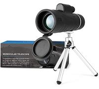 ASVIL Monoculaire 12X42 HD Pour Adultos. Télescope portátil Etanche Avec Smartphone Et Trépied. Pour La Chasse, L'observation Des Oiseaux Et Le Camping