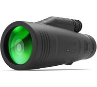 ASVIL Monocular compacto 12x50 HD de alta potencia, impermeable, con adaptador para smartphone, prisma BAK4, lente FMC, monocular para observación de aves adultos, caza al aire libre, viajes