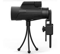 ASVIL Monocular monocular compacto de alta potencia de 10 x 42 HD BAK4 con lente FMC para observación de aves adultas, caza al aire libre, viajes, turismo, adultos y niños