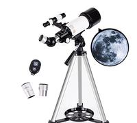 ASVIL Monocular portátil pequeño, apertura de 70 mm, montaje AZ, monocular portátil pequeño refractante astronómico para niños principiantes, monocular portátil pequeño de viaje con bolsa de