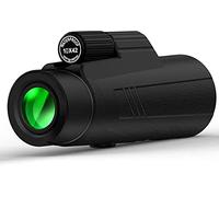 ASVIL, Monocular portátil pequeño de alta definición de 10 x 42 con soporte para smartphone y trípode, para camping, viajes, deportes