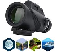 ASVIL Monocular portátil pequeño impermeable para exteriores, 40 x 60, película verde FMC, lente óptica BAK4, nivel LoLight, pequeño monocular portátil para acampar y senderismo