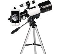 ASVIL Para niños principiantes y astronomía, ASVIL astronómico portátil, telescopio espacial monocular de 300 mm, alcance de detección de control, con alcance de buscador y T