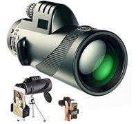 ASVIL Potente alcance óptico 40 x 60 para smartphone Zoom HD con soporte para teléfono, trípode, niebla, impermeable, FMC BAK4, regalos para adultos para exteriores Bird Watchi