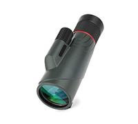 ASVIL Potente monocular portátil pequeño de 10 x 42 con adaptador de teléfono inteligente, visión de alta potencia para adultos, para observación de aves, vida silvestre, concierto, deporte