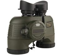 ASVIL Prismáticos de 7 x 50 con brújula integrada, revestimiento multicapa negro, prisma BAK4, revestimiento multicapa FMC, revestimiento multicapa para caza y pesca