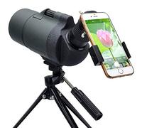 ASVIL Professional Astronomy 25~75X Zoom Monoculares 780/70mm Alto Aumento HD Visión Nocturna Bird ASVIL Impermeable IPX7 Outdoor ASVIL con Adaptador de Teléfono Móvil y Trípode de Escritorio Doble