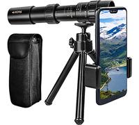 ASVIL Seguridad para el hogar, 10-30X25 pequeño monocular portátil FMC prisma BAK4 impermeable con smartphone A