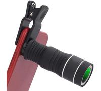 ASVIL Teléfono portátil BAK4 Prism pequeño telescopio portátil 12X teléfono de alta definición pequeño telescopio portátil 12X duradero para T