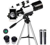 ASVIL Telescopio astronómico profesional monocular 150X, telescopio espacial refractivo, telescopio de viaje al aire libre con trípode