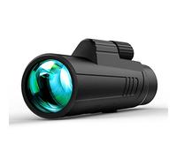 ASVIL Telescopio monocular HD de 10 x 42, telescopio de mano, lente FMC, prisma BAK4, impermeable y antivaho, adecuado para observación de aves, senderismo, camping, viajes