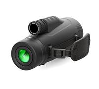 ASVIL Telescopio monocular, telescopio de mano, telescopio monocular de alta definición de 12 x 50, lente FMC y prisma BAK4, adecuado para observación de aves silvestres, senderismo, camping