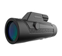 ASVIL Telescopio monocular, telescopio monocular HD de 12 x 50, telescopio de mano, telescopio monocular para observación de aves, prisma BAK4 y lente FMC, amplio campo de visión, imagen clara