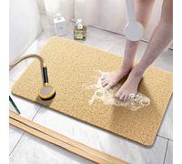 Asvin, Alfombrilla Antideslizante de baño de PVC con Textura Suave, sin ftalatos, con Drenaje, cómoda, de Secado rápido, para baño, bañera, Ducha o Zonas húmedas, 120 x 40,5 cm