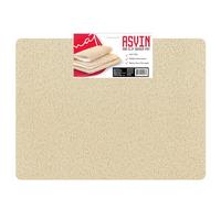 Asvin Alfombrilla de baño y ducha antideslizante grande para interior y zonas húmedas (60 x 80 cm, beige) de secado rápido