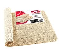 Asvin Alfombrilla de baño y ducha con textura suave antideslizante para el interior de la ducha y zonas húmedas (40x60 cm, beige), de secado rápido, antibacterianas y resistentes al moho