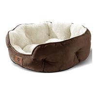 Asvin Cama Mediana para Perros medianos, Camas Grandes para Gatos de Interior, Cama para Mascotas para Cachorros y Gatitos, Extra Suave y Lavable a máquina, con Parte Inferior Oxford Antideslizante y