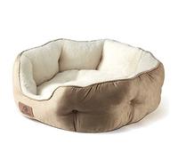 Asvin Cama pequeña para Perros pequeños, Camas para Gatos de Interior, Cama para Mascotas para Cachorros y Gatitos, Extra Suave y Lavable a máquina, con Parte Inferior Oxford Antideslizante y