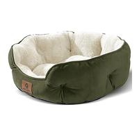Asvin Cama pequeña para Perros pequeños, Camas para Gatos de Interior, Cama para Mascotas para Cachorros y Gatitos, Extra Suave y Lavable a máquina, con Parte Inferior Oxford Antideslizante y