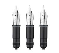 Asvine 3 PCS Fountain PEN sustituye a los NIB de las series p36, p50, P80 y v200, con el conjunto plateado #6 EF/F/M Nib