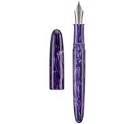 Asvine C80 Pluma estilográfica #8 Stub 1.1mm Plumas Fuente Grande con Caja de Convertidora Set de Colección (Ondulación Púrpura)