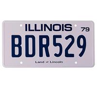 ASVP Shop Blues Brothers - Bluesmobile - BDR529 - Metal Stamped - Réplica Prop - Placa de Licencia - Movie Prop - Decoración