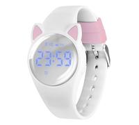 aswan watch Reloj Digital para niñas y niños con Podómetro,Distancia y Calorías sin APPs ni Móvil,cronómetro, Calendario, Despertador y luz-Reloj Infantil Deportivo con Correa de Silicona