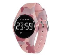 aswan watch Reloj Digital para niñas y niños con Podómetro,Distancia y Calorías sin APPs ni Móvil,cronómetro, Calendario, Despertador y luz-Reloj Infantil Deportivo con Correa de Silicona