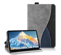AsWant Custodia per Lenovo Idea Tab Plus 12.1 Pulgadas, Modelo 2025 Pelle Ultra Sottile PU Case con Funzione Stand Tablet Protettiva Cover Lenovo Idea Tab Plus (Gray)