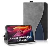 AsWant Funda Carcasa per Lenovo Tab K11 Plus/M11 Plus - Estuche Inteligente Ultra Slim PU Protectora Lenovo Tab M11 Plus (Gris)
