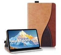 AsWant Funda Carcasa per Samsung Galaxy Tab S10 Ultra/S9 Ultra/S8 Ultra 14,6 Pulgadas - Estuche Inteligente Ultra Slim PU Protectora Case (Marrón)