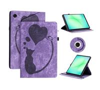 AsWant Funda Compatible con Samsung Galaxy Tab A11+ Plus 11" 2025/Tab A9 Plus 11 Pulgadas - Estuche Inteligente Ultra Slim PU Protectora con Soporte/Cartera (Púrpura)