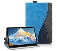 AsWant Funda para Huawei MediaPad M5 Lite 10.1 Pulgadas, Ultra Slim Estuche Protectora Carcasa con Función de Soporte/Cartera Funda para Huawei MediaPad M5 Lite (Azul)