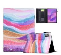 AsWant Funda para Lenovo Idea Tab 2025 de 11 Pulgadas TB-336ZU TB-336FU, Funda Protectora de PU Ultrafina con Función de Soporte, León de Colores
