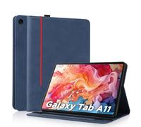 AsWant Funda para Samsung Galaxy Tab A11 8,7" 2025/Tab A9 8.7 Pulgadas- Protectora TPU con Soporte/Cartera Galaxy Tab A11 Case (Azul)