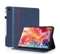 AsWant Funda para Samsung Galaxy Tab A11+ Plus 11" 2025/Tab A9 Plus 11 Pulgadas- Protectora TPU con Soporte/Cartera Galaxy Tab A11 Plus Case (Azul)