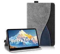 AsWant Funda para Samsung Galaxy Tab A9 2023 SM-X110/SM-X115 8.7 Pulgadas, Ultra Slim Estuche Protectora Carcasa con Función de Soporte/Cartera Funda para Samsung Tab A9 (Gris)