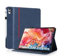 AsWant Funda para Samsung Galaxy Tab S11 Ultra 14.6 Pulgadas 2025 SM-X936B/ SM-X930 - Protectora TPU con Soporte/Cartera Funda Samsung Tab S11 Ultra (Azul)