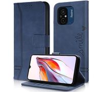 Aswant Funda para Xiaomi Redmi 12C / Redmi 11A - Cuero de PU Cartera Multifunción de Cierre Magnético Función Flip Case Carcasa Redmi 12C (Azul)