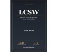 ASWB Clinical Exam Study Guide: Complete LCSW review with 1,248 practice questions and full rationales, written to the blueprint effective 3 August 2026