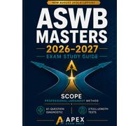 ASWB Masters Exam Study Guide 2026-2027: New August 2026 Blueprint Review with SCOPE Strategies, 420 Practice Questions, and 2 Full-Length Practice Tests