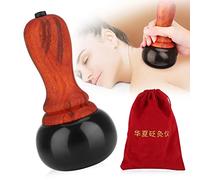 ASXZ Hot Stone Electric Gua Sha Massager, Natural Stone GuaSha Scraping Back, Neck Face Massage Relax Muscles Skin Lift Care SPA